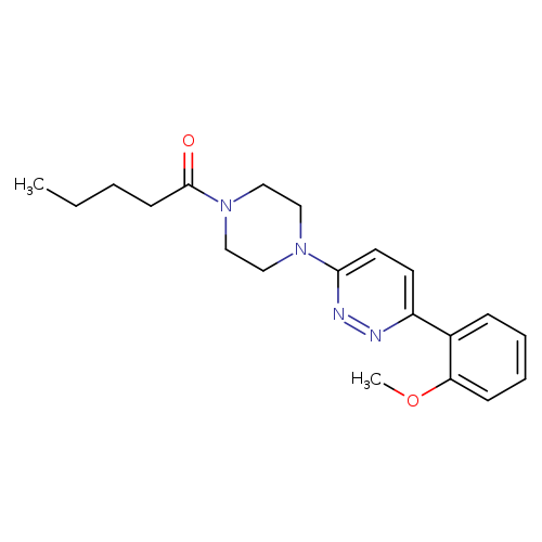 1-{4-[6-(2-methoxyphenyl)pyridazin-3-yl]piperazin-1-yl}pentan-1-one
