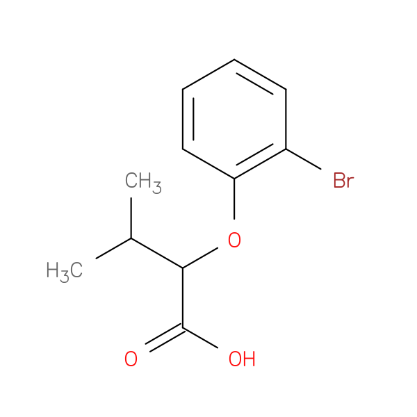 2-(2-Bromophenoxy)-3-methylbutanoic acid