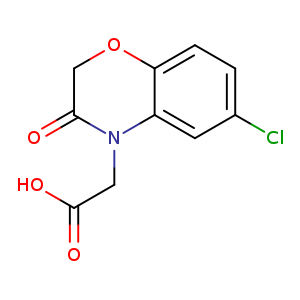 4H-1,4-Benzoxazine-4-acetic acid, 6-chloro-2,3-dihydro-3-oxo-