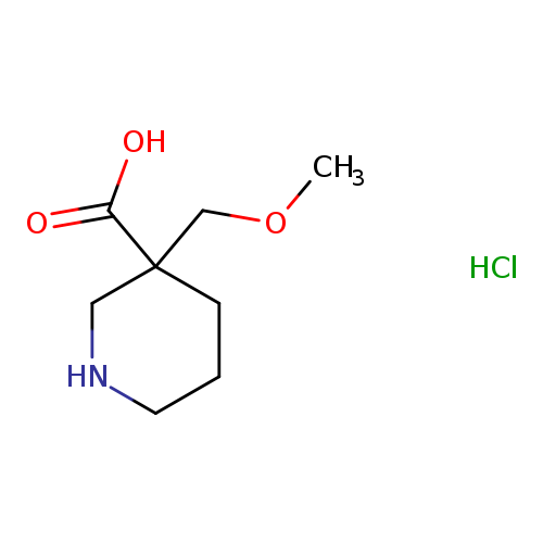 3-(methoxymethyl)piperidine-3-carboxylic acid hydrochloride