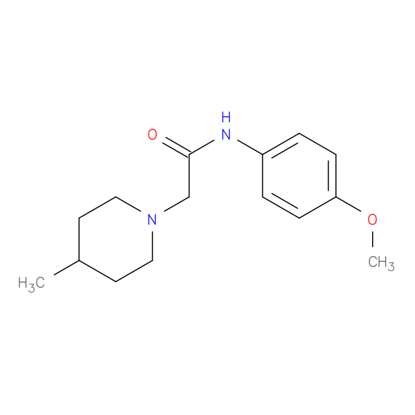 N-(4-methoxyphenyl)-2-(4-methylpiperidin-1-yl)acetamide