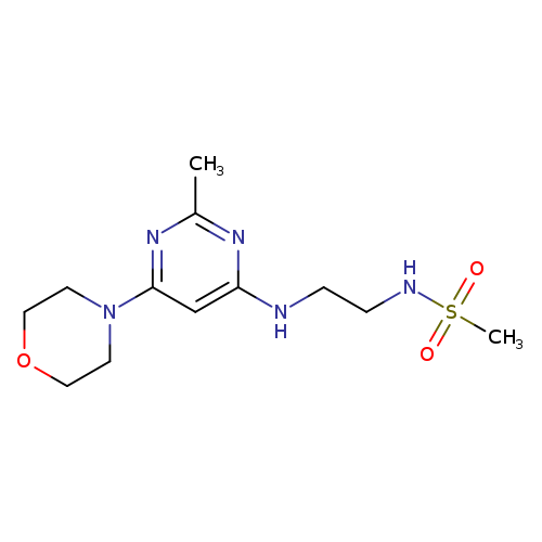 N-(2-{[2-methyl-6-(morpholin-4-yl)pyrimidin-4-yl]amino}ethyl)methanesulfonamide