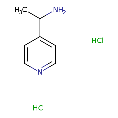 4-Pyridinemethanamine, α-methyl-, hydrochloride (1:2)