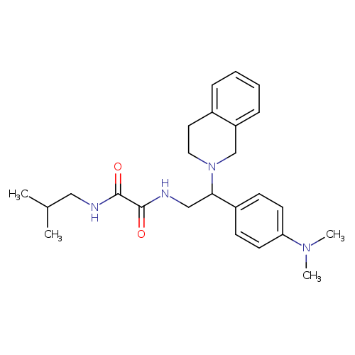 N'-{2-[4-(dimethylamino)phenyl]-2-(1,2,3,4-tetrahydroisoquinolin-2-yl)ethyl}-N-(2-methylpropyl)ethanediamide