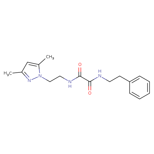 N-[2-(3,5-dimethyl-1H-pyrazol-1-yl)ethyl]-N'-(2-phenylethyl)ethanediamide