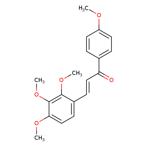 (2E)-1-(4-methoxyphenyl)-3-(2,3,4-trimethoxyphenyl)prop-2-en-1-one