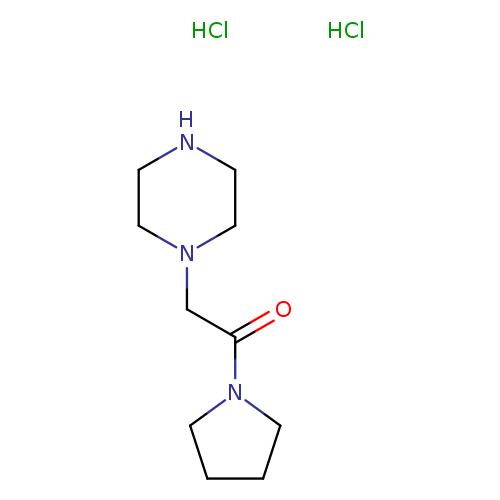 2-(Piperazin-1-yl)-1-(pyrrolidin-1-yl)ethanone dihydrochloride