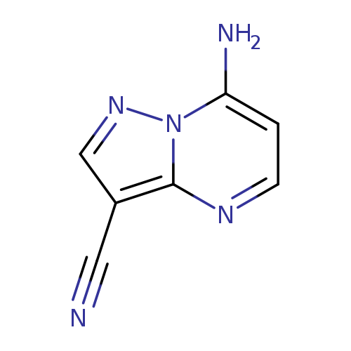 7-aminopyrazolo[1,5-a]pyrimidine-3-carbonitrile
