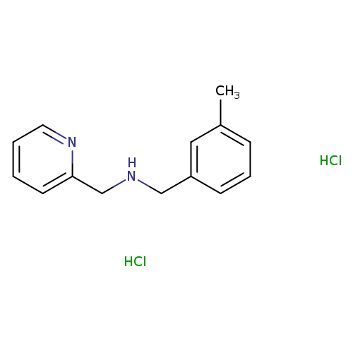 [(3-Methylphenyl)methyl](pyridin-2-ylmethyl)amine dihydrochloride