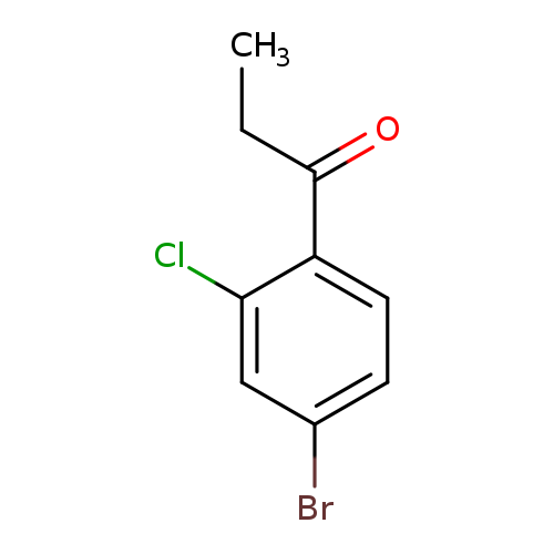 1-Propanone, 1-(4-bromo-2-chlorophenyl)-
