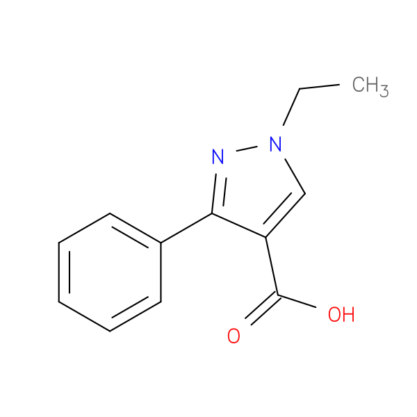1-ethyl-3-phenyl-1H-pyrazole-4-carboxylic acid