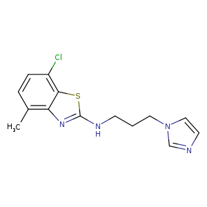 N-(3-(1H-Imidazol-1-yl)propyl)-7-chloro-4-methylbenzo[d]thiazol-2-amine