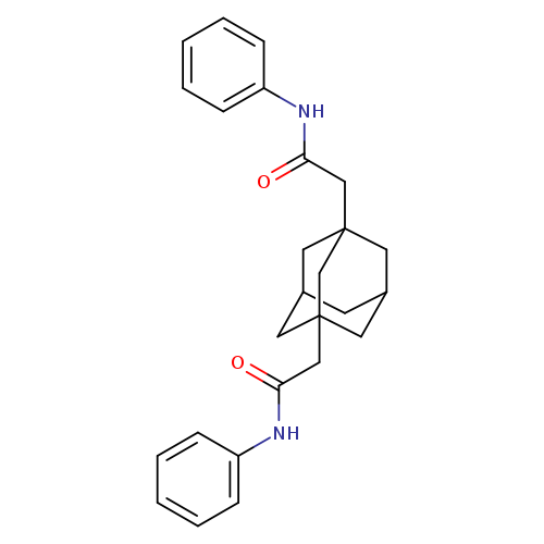 N-phenyl-2-{3-[(phenylcarbamoyl)methyl]adamantan-1-yl}acetamide