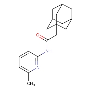 2-(1-adamantyl)-N-(6-methyl-2-pyridinyl)acetamide