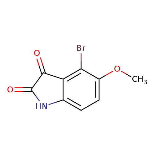 4-Bromo-5-methoxy-2,3-dihydro-1h-indole-2,3-dione