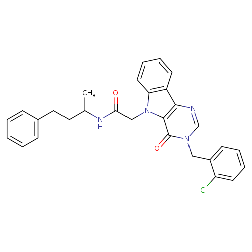 2-{3-[(2-chlorophenyl)methyl]-4-oxo-3H,4H,5H-pyrimido[5,4-b]indol-5-yl}-N-(4-phenylbutan-2-yl)acetamide