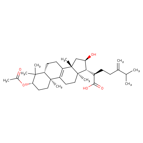 (3β,16α)-3-(Acetyloxy)-16-hydroxy-24-methylenelanost-8-en-21-oic acid