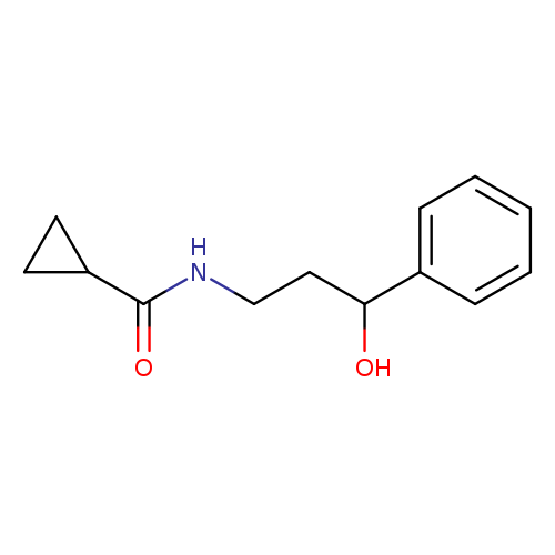 N-(3-hydroxy-3-phenylpropyl)cyclopropanecarboxamide