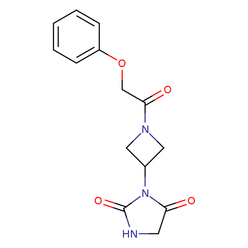 3-[1-(2-phenoxyacetyl)azetidin-3-yl]imidazolidine-2,4-dione