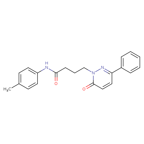 N-(4-methylphenyl)-4-(6-oxo-3-phenyl-1,6-dihydropyridazin-1-yl)butanamide