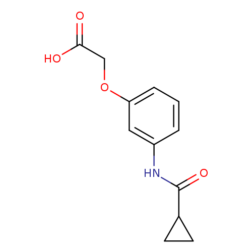 (3-[(Cyclopropylcarbonyl)amino]phenoxy)acetic acid