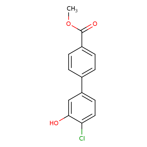 2-Chloro-5-(4-methoxycarbonylphenyl)phenol