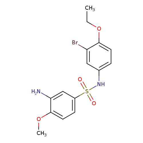 3-amino-N-(3-bromo-4-ethoxyphenyl)-4-methoxybenzene-1-sulfonamide