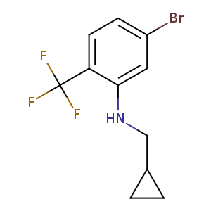 5-Bromo-N-(cyclopropylmethyl)-2-(trifluoromethyl)aniline