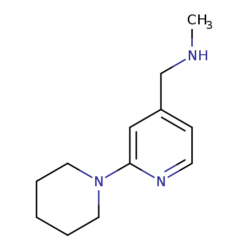 N-Methyl-1-(2-(piperidin-1-yl)pyridin-4-yl)methanamine