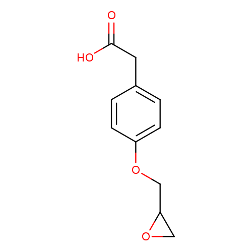 2-(4-(oxiran-2-ylmethoxy)phenyl)acetic acid