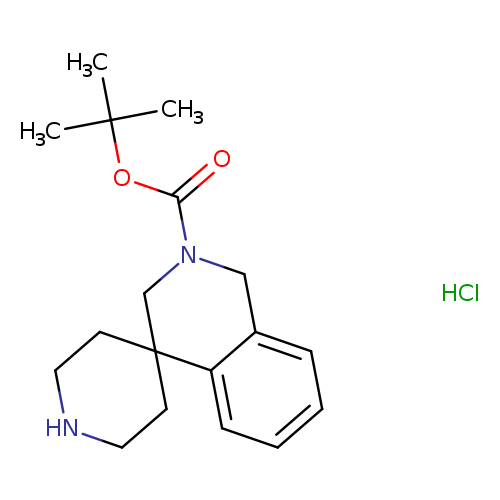 Spiro[isoquinoline-​4(1H)​,​4'-​piperidine]​-​2(3H)​-​carboxylic acid, 1,​1-​dimethylethyl ester, monohydrochloride (9CI)