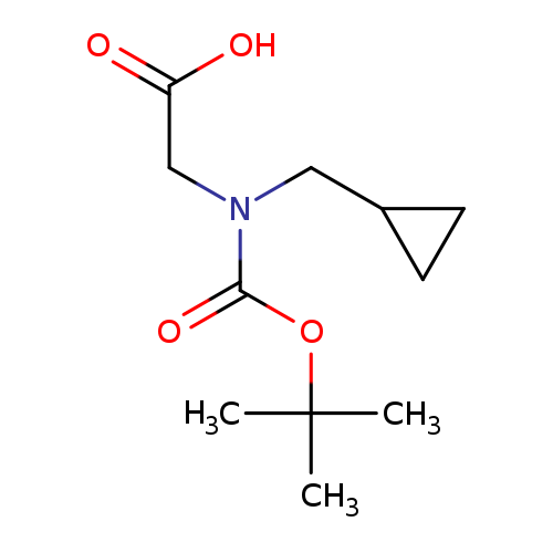 2-{[(tert-butoxy)carbonyl](cyclopropylmethyl)amino}acetic acid