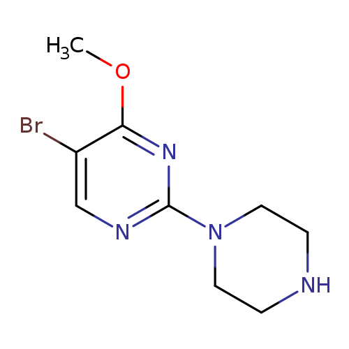 5-Bromo-2-(piperazin-1-yl)-4-methoxypyrimidine
