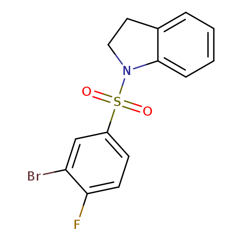 1-(3-Bromo-4-fluorophenylsulfonyl)indoline
