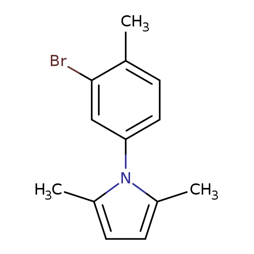 1-(3-Bromo-4-methylphenyl)-2,5-dimethyl-1H-pyrrole
