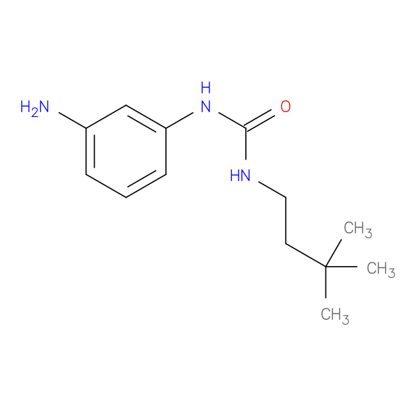1-(3-aminophenyl)-3-(3,3-dimethylbutyl)urea