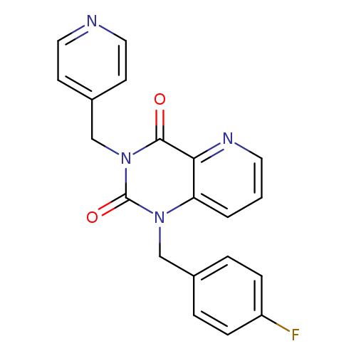 1-[(4-fluorophenyl)methyl]-3-[(pyridin-4-yl)methyl]-1H,2H,3H,4H-pyrido[3,2-d]pyrimidine-2,4-dione