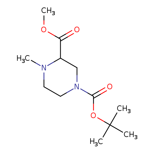 1-(tert-butyl) 3-methyl 4-methylpiperazine-1,3-dicarboxylate