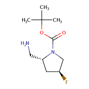 tert-butyl (2R,4S)-2-(aminomethyl)-4-fluoropyrrolidine-1-carboxylate