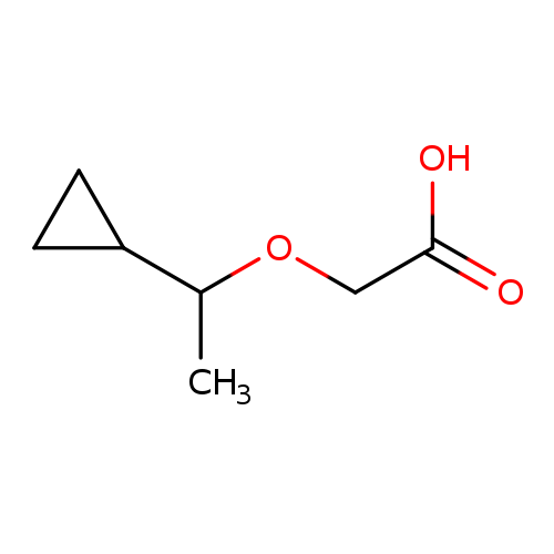 Acetic acid, 2-(1-cyclopropylethoxy)-