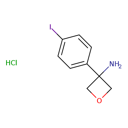 3-(4-Iodophenyl)oxetan-3-amine hydrochloride