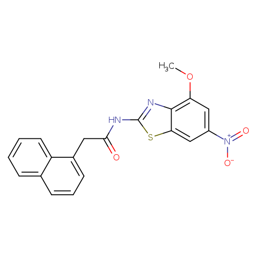 N-(4-methoxy-6-nitro-1,3-benzothiazol-2-yl)-2-(naphthalen-1-yl)acetamide