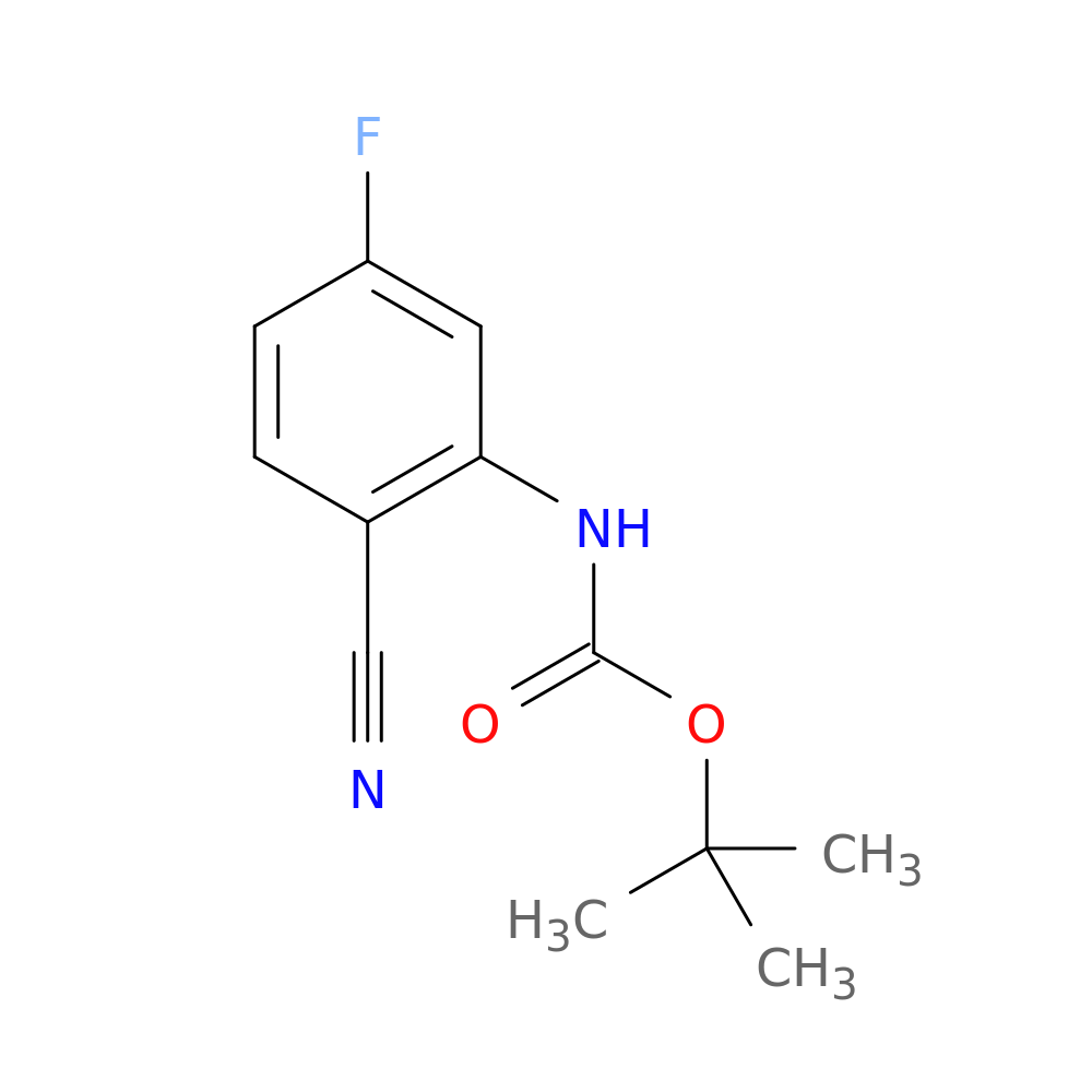tert-butyl N-(2-cyano-5-fluorophenyl)carbamate