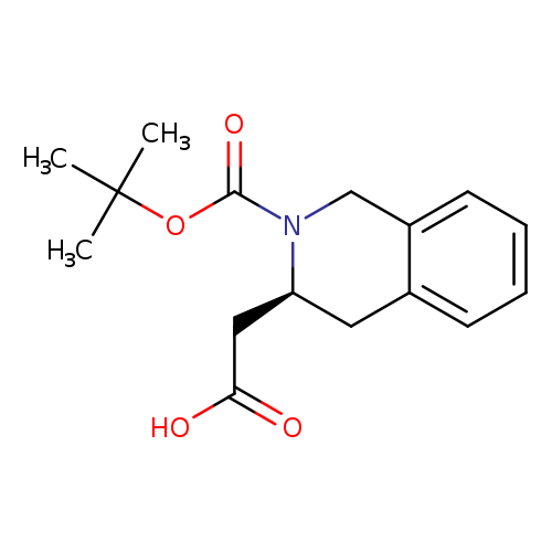 (S)-2-(2-(tert-Butoxycarbonyl)-1,2,3,4-tetrahydroisoquinolin-3-yl)acetic acid