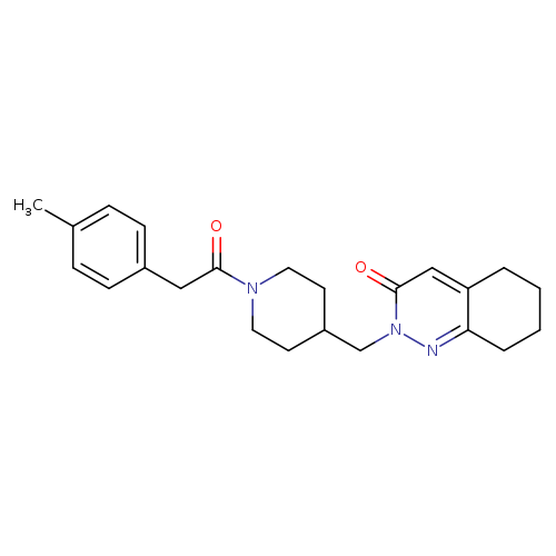 2-({1-[2-(4-methylphenyl)acetyl]piperidin-4-yl}methyl)-2,3,5,6,7,8-hexahydrocinnolin-3-one