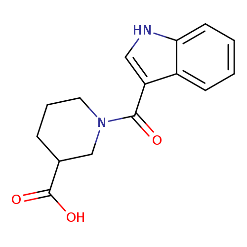 1-(1H-indole-3-carbonyl)piperidine-3-carboxylic acid
