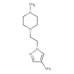 1-(2-(4-METHYLPIPERAZIN-1-YL)ETHYL)-1H-PYRAZOL-4-AMINE