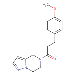 3-(4-methoxyphenyl)-1-{4H,5H,6H,7H-pyrazolo[1,5-a]pyrazin-5-yl}propan-1-one