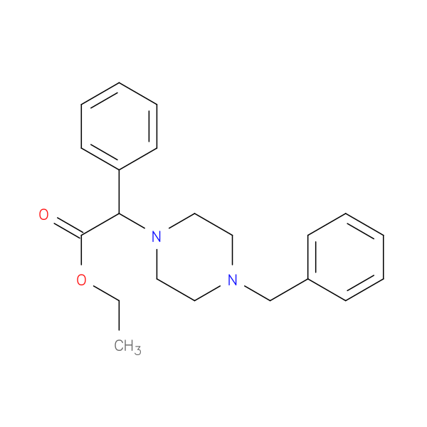 Ethyl 2-(4-benzylpiperazin-1-yl)-2-phenylacetate