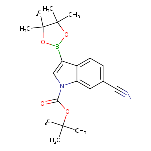 1-BOC-6-cyanoindole-3-boronic acid, pinacol ester